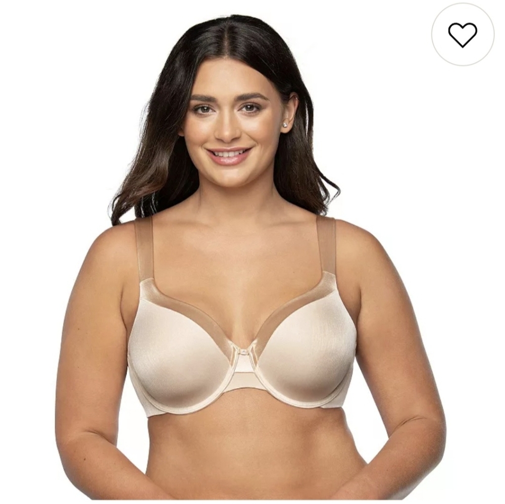 New Vanity Fair Bra Illumination Silky Soft Stretch Side Shaper Underwire 42C
